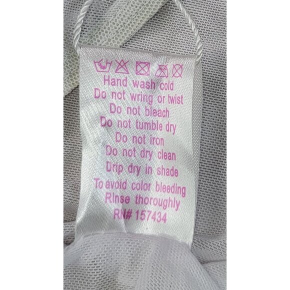 Stylish Bathing Suit Swimwear Cover-Up Soft white Sheer Size Medium New w Tags - Picture 6 of 8